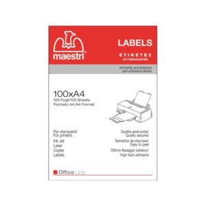 Ετικέτες Α4 Roma Maestri 99,1×38,1mm 100φύλλων 1400 ετικέτες