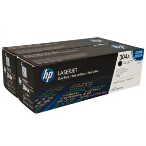 Original HP 304A Black 2-pack Toner (CC530AD)
