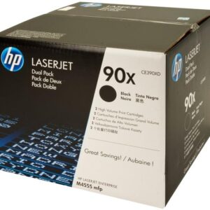 Original HP 90X Black High Yield 2-pack Toner (CE390XD)