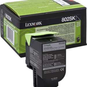 Original Lexmark 80C20K0 Black Toner Low yield 1k Pgs CX310/410/510
